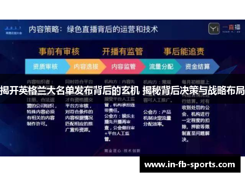 揭开英格兰大名单发布背后的玄机 揭秘背后决策与战略布局